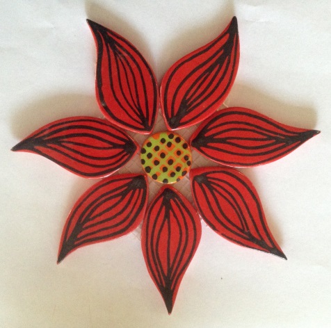 122-flower-on-mesh-large-170mm-red