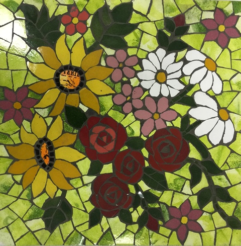 Cutting flowers with ceramic tiles, Trunell Vanderbijlpark-8July ... Cutting flowers with ceramic tiles, Trunell Vanderbijlpark-8July ...